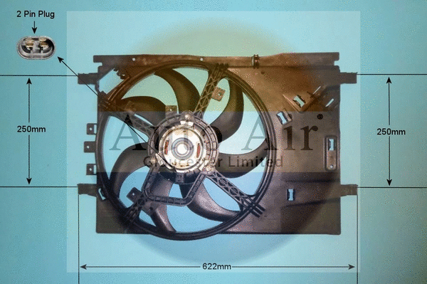Electric Motor, radiator fan (05-1308)