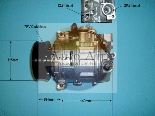 Compressor, air conditioning (14-9745)