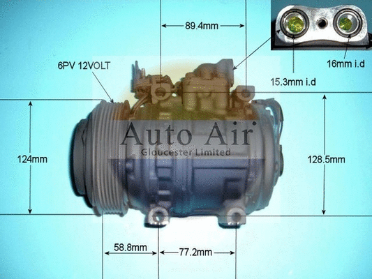 Compressor, air conditioning (14-6240R)