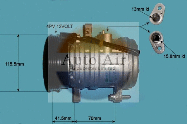 Compressor, air conditioning (14-1018)