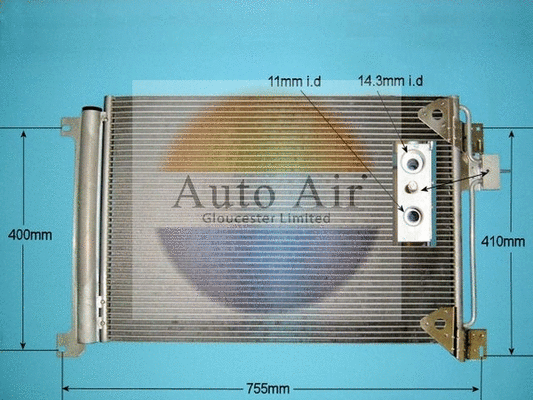 Condenser, air conditioning (16-9922)