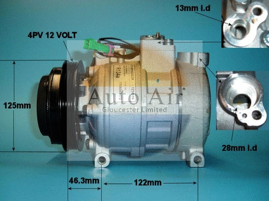 Compressor, air conditioning (14-1173P)