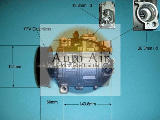Compressor, air conditioning (14-7006)