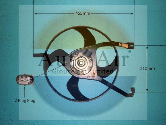 Electric Motor, radiator fan (05-1077)