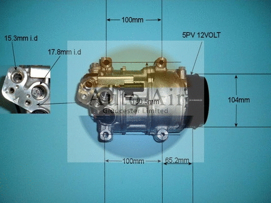 Compressor, air conditioning (14-9728)