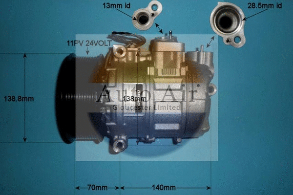 Compressor, air conditioning (14-0311)