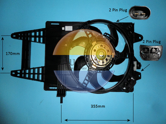 Electric Motor, radiator fan (05-1367)