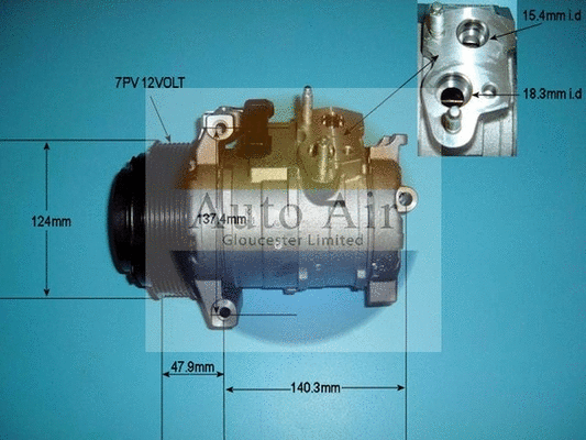 Compressor, air conditioning (14-9771)