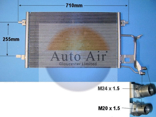 Condenser, air conditioning (16-9564)