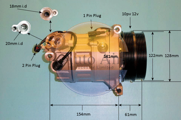 Compressor, air conditioning (14-2068P)