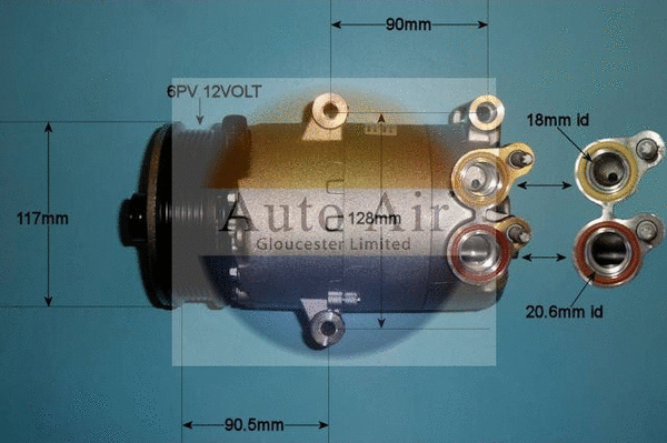 Compressor, air conditioning (14-0326)
