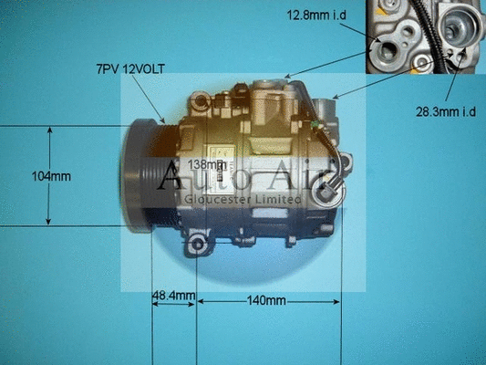 Compressor, air conditioning (14-6204R)