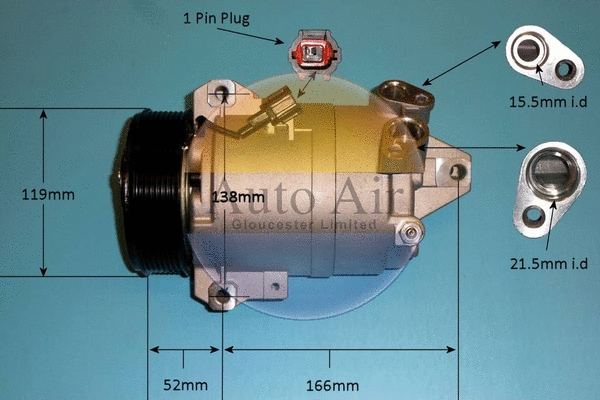 Compressor, air conditioning (14-0272P)