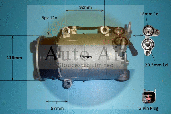 Compressor, air conditioning (14-1046p)