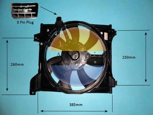 Electric Motor, radiator fan (05-1490)