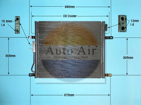 Condenser, air conditioning (16-1330)