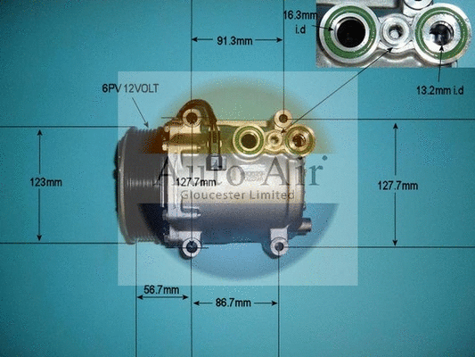 Compressor, air conditioning (14-9758)