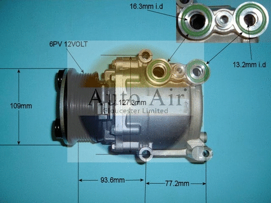 Compressor, air conditioning (14-9645)