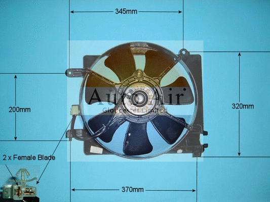 Electric Motor, radiator fan (05-1130)