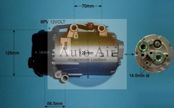 Compressor, air conditioning (14-0097R)