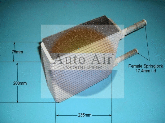 Evaporator, air conditioning (21-6041)