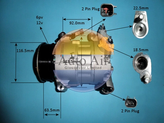 Compressor, air conditioning (14-1770P)