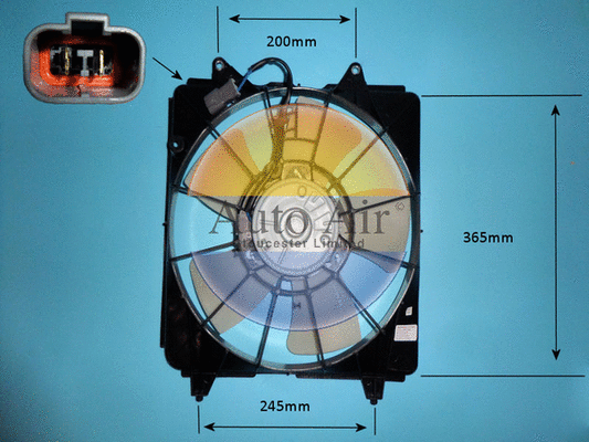 Electric Motor, radiator fan (05-1404)