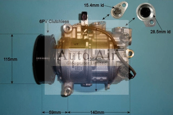 Compressor, air conditioning (14-1276)