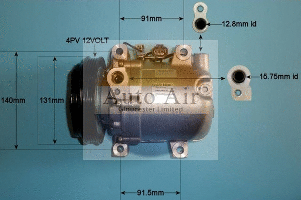 Compressor, air conditioning (14-9693)