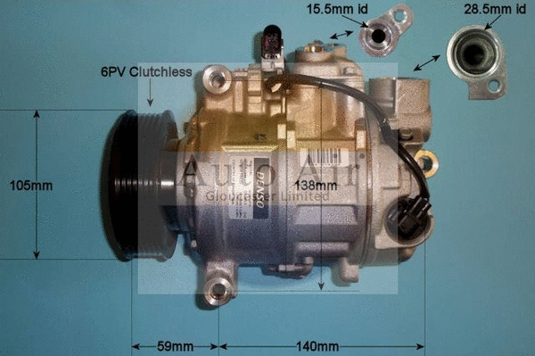 Compressor, air conditioning (14-9721)