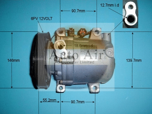 Compressor, air conditioning (14-6069)