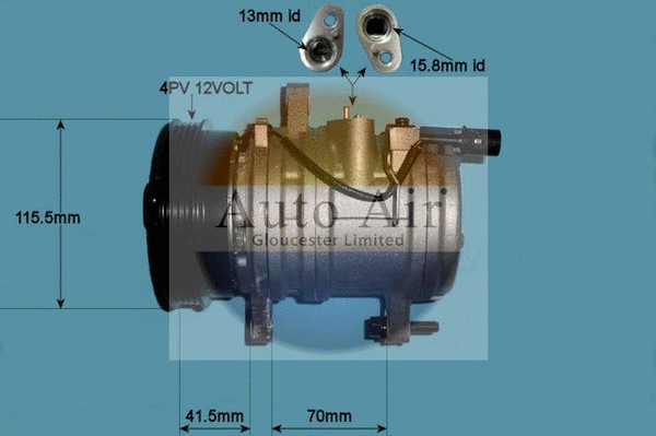 Compressor, air conditioning (14-1049)
