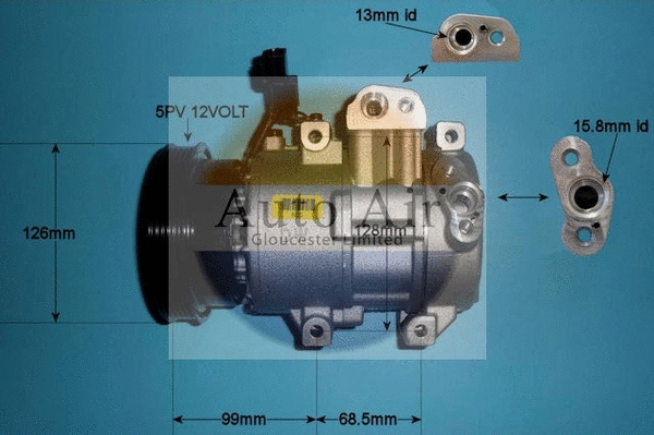 Compressor, air conditioning (14-0412)
