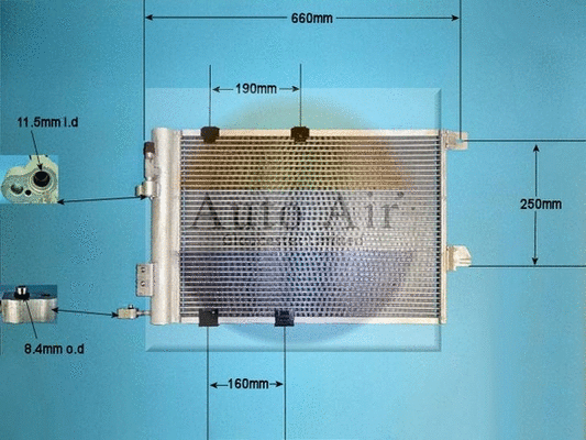 Condenser, air conditioning (16-8013)