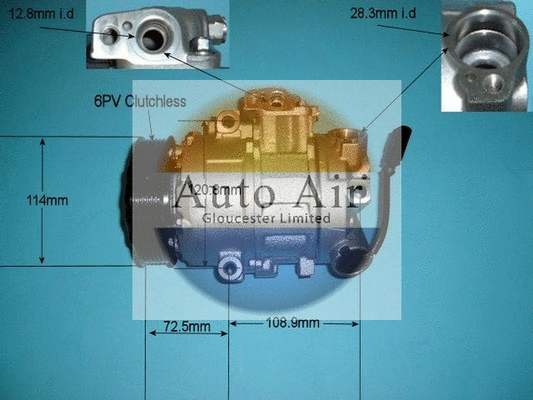 Compressor, air conditioning (14-9718P)