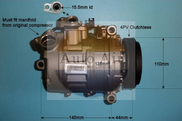 Compressor, air conditioning (14-9651R)