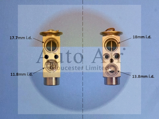 Expansion Valve, air conditioning (22-8684)