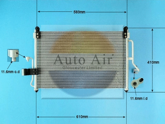 Condenser, air conditioning (16-9785)