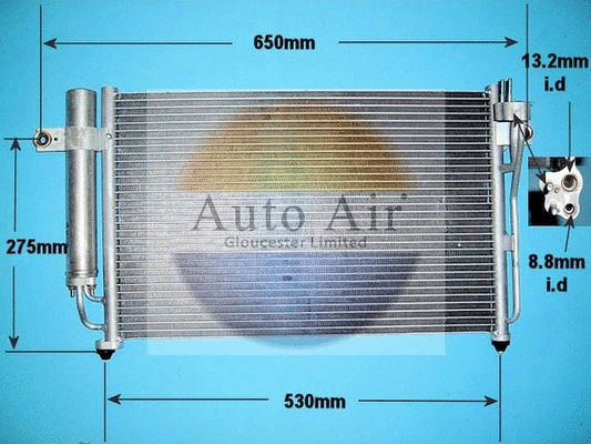 Condenser, air conditioning (16-1056)