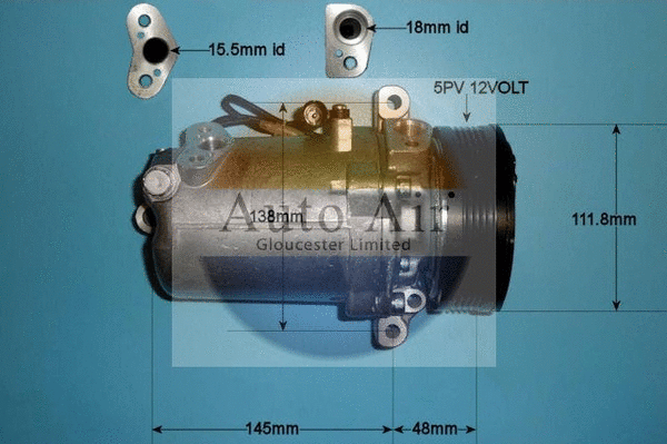 Compressor, air conditioning (14-1167)
