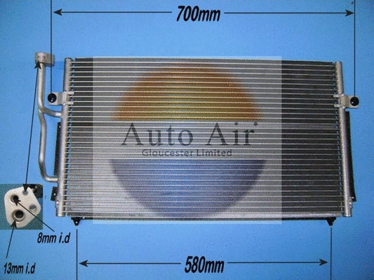 Condenser, air conditioning (16-1325)