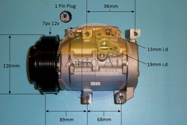 Compressor, air conditioning (14-0200P)