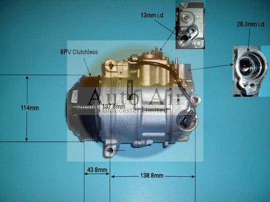 Compressor, air conditioning (14-6260)