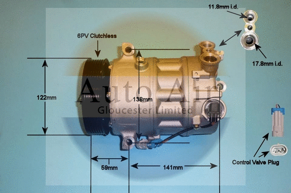 Compressor, air conditioning (14-9742p)