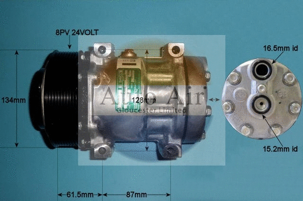 Compressor, air conditioning (14-8121)