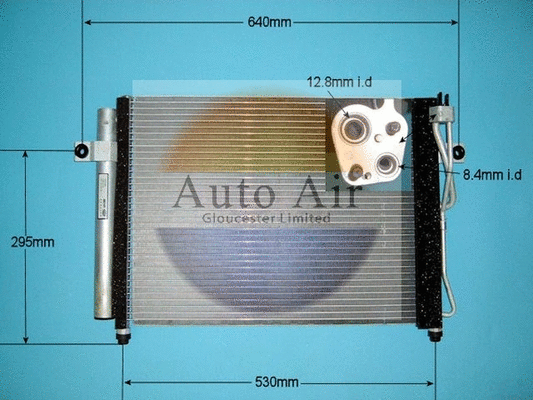 Condenser, air conditioning (16-0009)