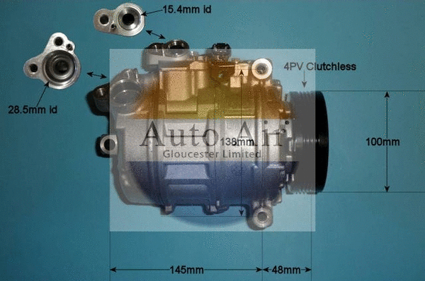 Compressor, air conditioning (14-0041)
