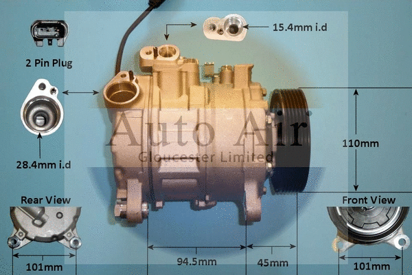 Compressor, air conditioning (14-1052P)