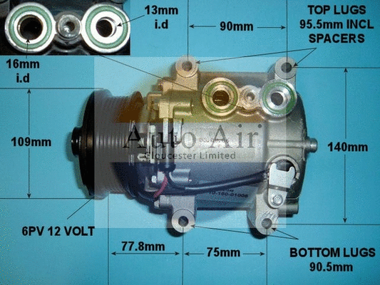 Compressor, air conditioning (14-1006)