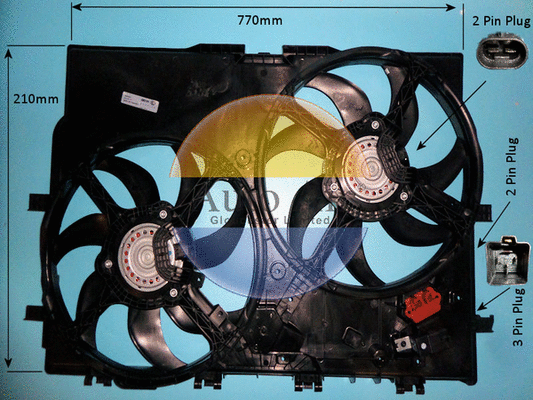 Electric Motor, radiator fan (05-1362)